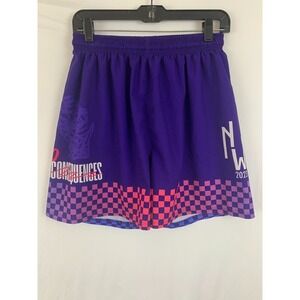 Breakmark Running Shorts No Wisconsin Consequences 2023 Purple 5" Inseam Size L